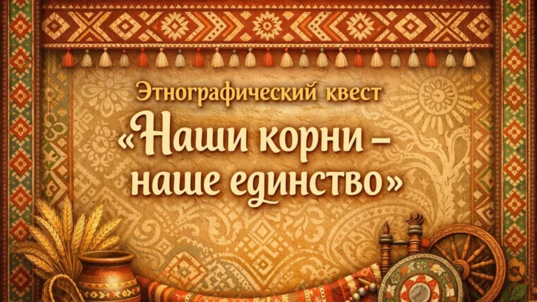 Муниципальный этнографический квест «Наши корни – наше единство» для обучающихся 10-х классов Ленинск-Кузнецкого муниципального округа